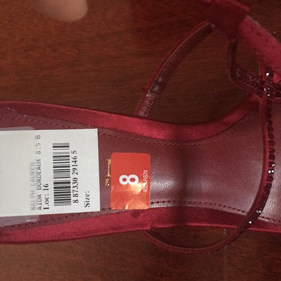 🔥Sexy Red Ralph Lauren Heels - Picture 2 of 3